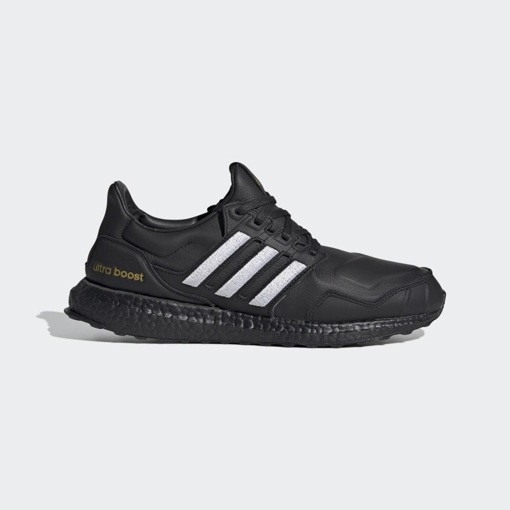 Adidas Men's Ultraboost DNA Running Shoes Black/White/Gold Metal Ireland EG2043